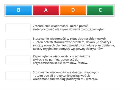 Taksonomia celów nauczania