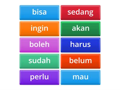 Kata bantu (Bahasa Indonesia - Bahasa Inggris)