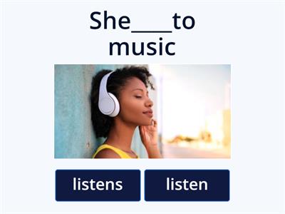 Daily routines present simple