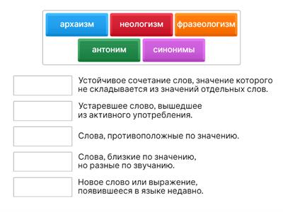 Лексика и фразеология 
