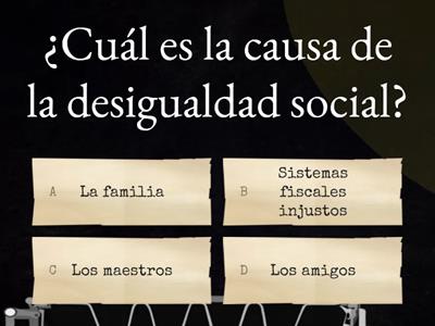 Desigualdad social