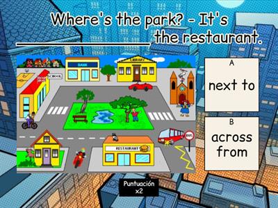 Next to / Across from : Lesson 3