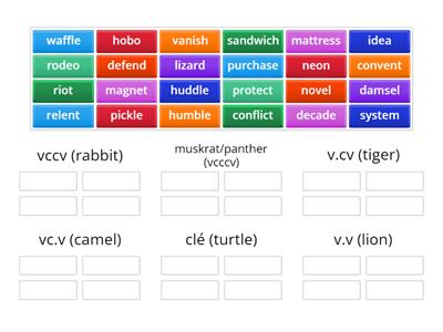 All Syllable Division Patterns 2