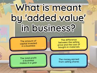 End of Year Quiz IGCSE Business