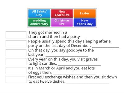 Egzamin osmoklasisty unit 3 swieta