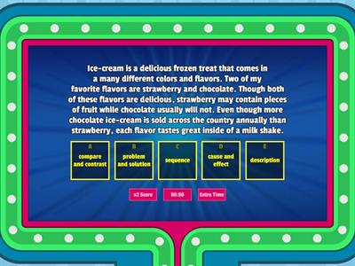 Nonfiction Text Structures ~ Review