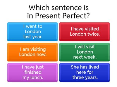 Сегашно перфектно