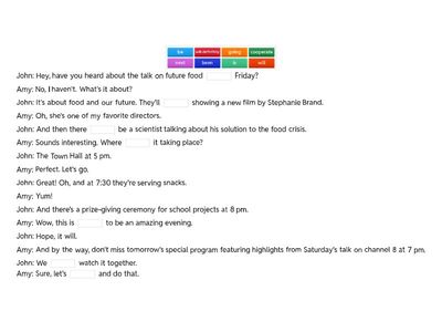 Gateway B1+ Listening Unit 4 (euture forms)