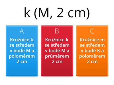 1.hodina Kruh, kružnice