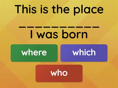 Defining relative clauses 