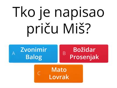 Božidar Prosenjak, Miš