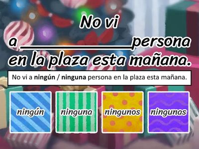 Indefinite adjectives in Spanish Unit 5.2G