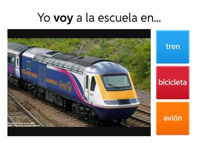 Ir en transporte