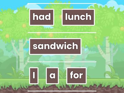 Put the words in correct order