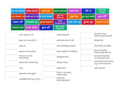 phrasal verbs