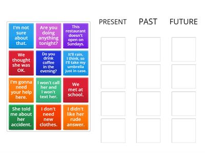 VERB TENSES READING PRACTICE