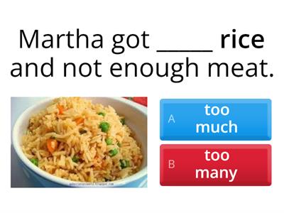 Too many, too much, enough