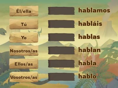 Verbos regulares -AR: hablar 🗣️