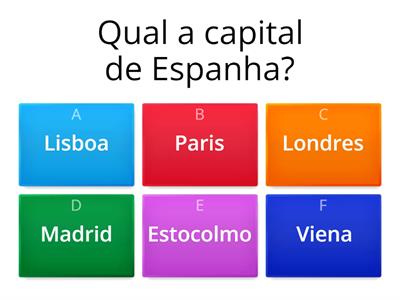 Capitais Europeias