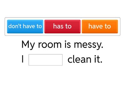 Have to v/s Don't have to