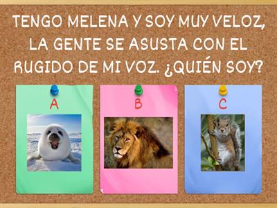 ADIVINANZAS DE ANIMALES