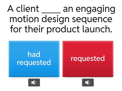 Designers Past Simple, Past Perfect, Past Continuous Quiz