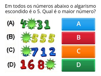 Quiz multiplicação é divisão