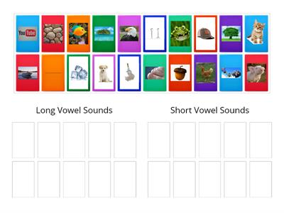 Long Vowel Short Vowel Sort