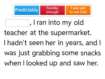 B2 - Discourse markers