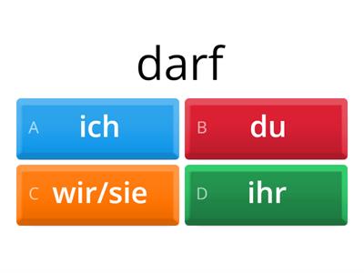 Dürfen. Kapitel 8. Klasse! A1