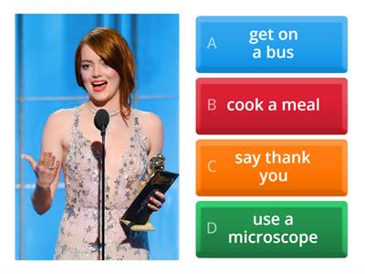 A1: Actions (Vocabulary)