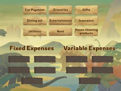 Fixed or Variable Expenses 