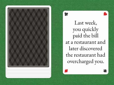 Third conditional Speaking practice 