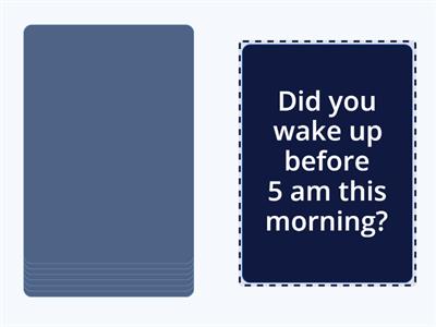 Simple Past Questions