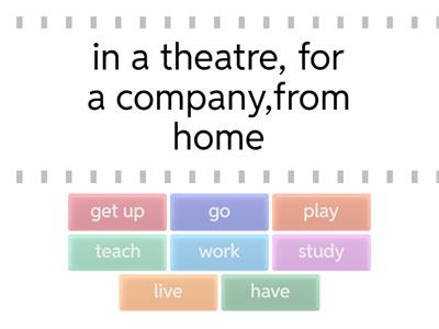 Speak out A2 1B vocabulary