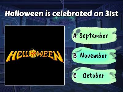 Halloween quiz 5. Đ