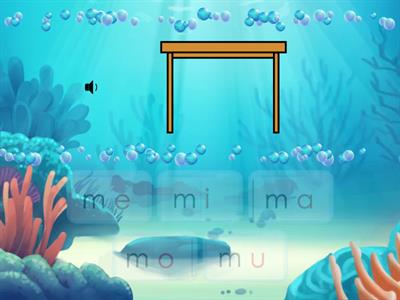  JUEGO la M m  con vocales