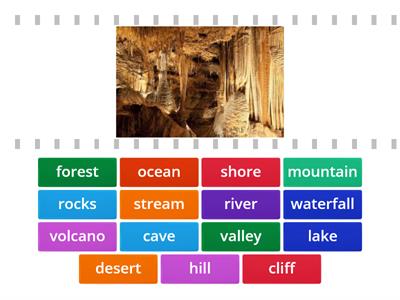 Solutions Pre 2A Landscapes Vocabulary