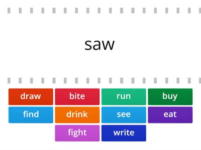 Irregular Past Tense Verbs