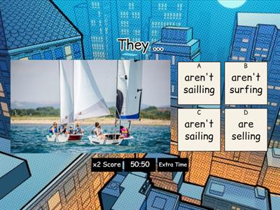 Present Continious affirmative/negative