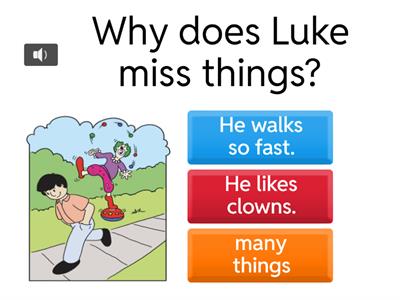 Zoom Zoom Comprehension