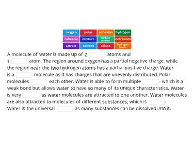 Properties of Water