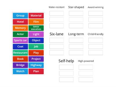 Compound adjectives