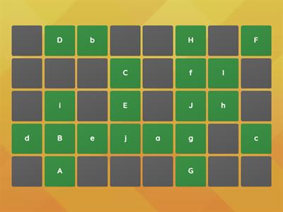 Upper & Lower Case letters