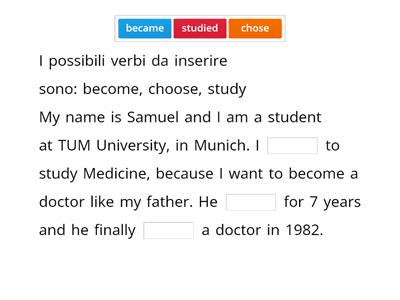 Work on the Past Simple irregular