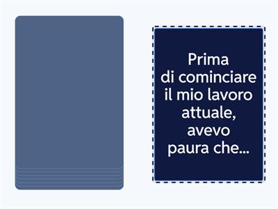 Completa la frase usando il congiuntivo imperfetto