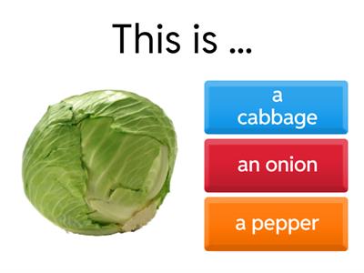  Vegetables/ Овочі 3 клас