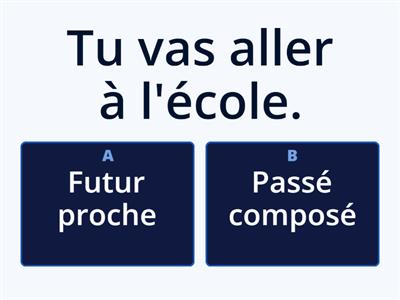 Futur proche ou passé composé ?