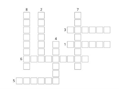 T5B 3.8 &9 Crossword