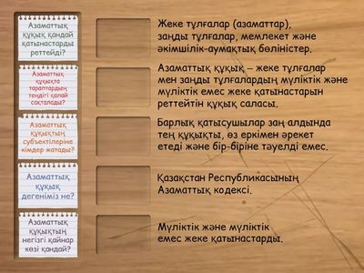 азаматтық құқық